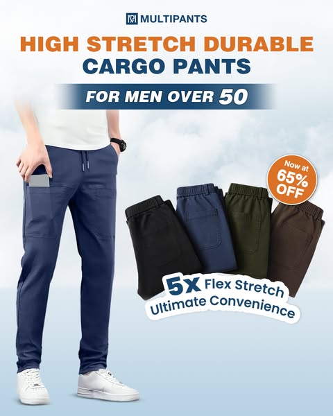 🔥Last Day Sale 70% OFF🏆MultiPants – High Stretch Multi-pocket Durable Cargo Pants