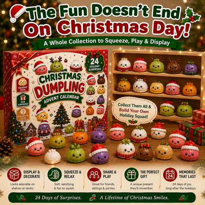 24 Days of Mini Squishies Christmas Advent Calendar - 7