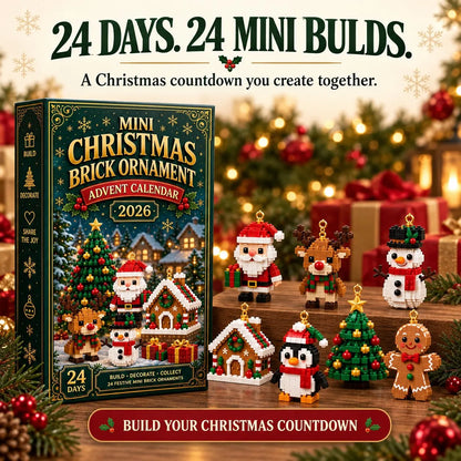 24-Day Mini Christmas Ornament Advent Calendar - image 1