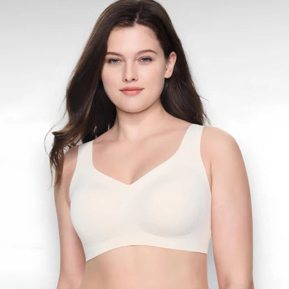 🎉Plus Size Wireless Bra -Seamless Full Coverage T-Shirt Bra