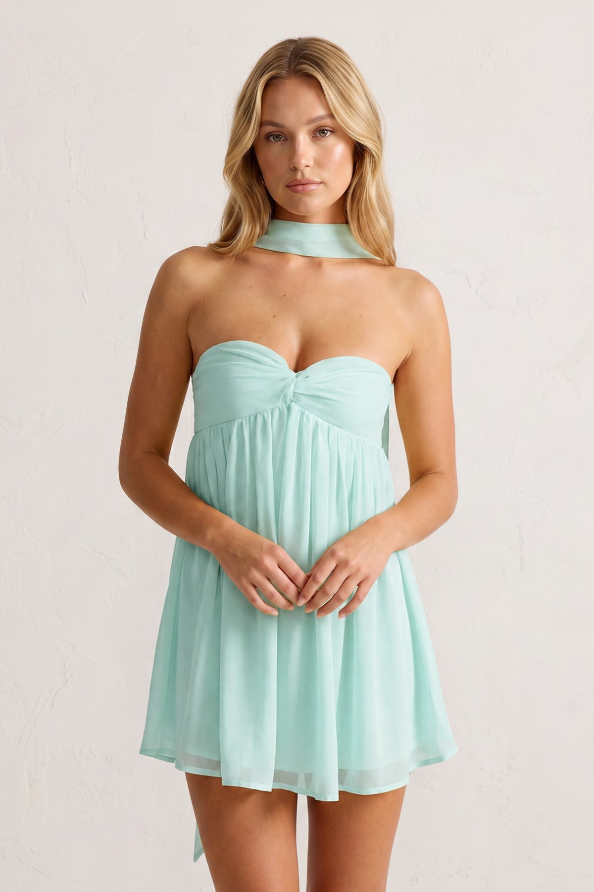 Sweetheart Ruched A-Line Chiffon Homecoming Dress