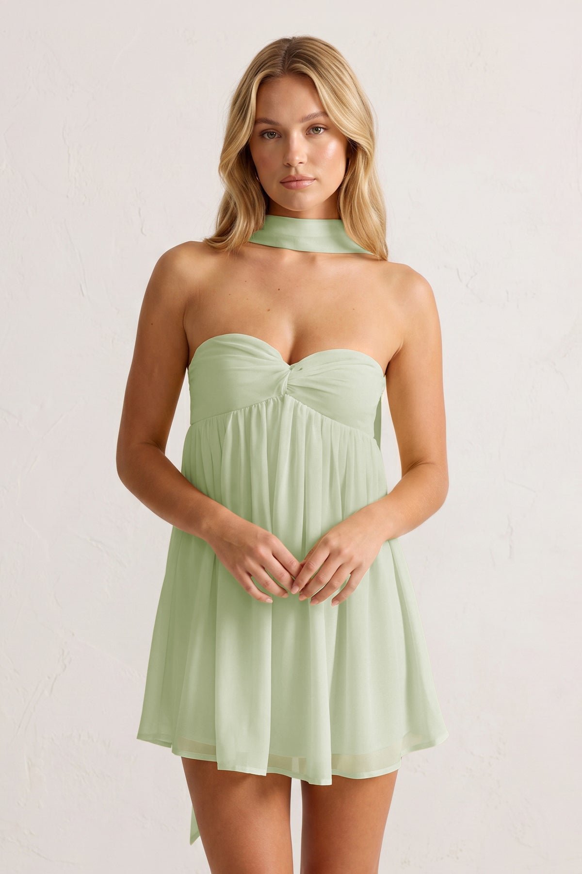 Sweetheart Ruched A-Line Chiffon Homecoming Dress